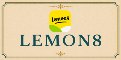 Lemon8 card featuring the yellow, green and white Lemon8 logo.