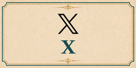 X card featuring the black X logo.